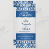 シルバーメニューのダークブルーダマスク メニュー (正面/裏面)