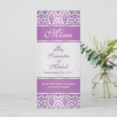 シルバーメニューのパープルダマスク メニュー (スタンド正面)