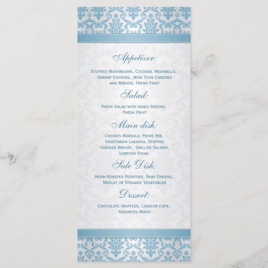 シルバーメニューのライトブルーダマスク メニュー (裏面)