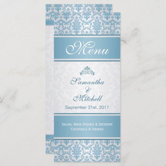 シルバーメニューのライトブルーダマスク メニュー (正面/裏面)