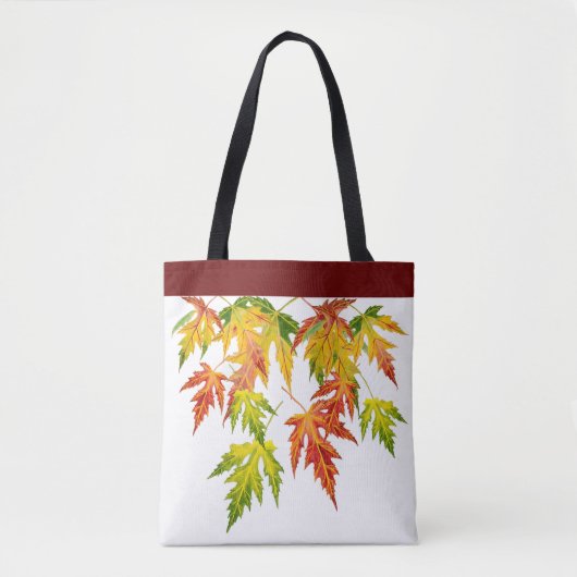 シルバーメープルオンアトート トートバッグ (正面)