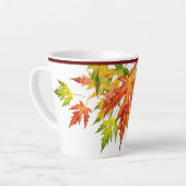 シルバーメープルオンザスモールラテマグカップ カフェラテマグ (左アングル)