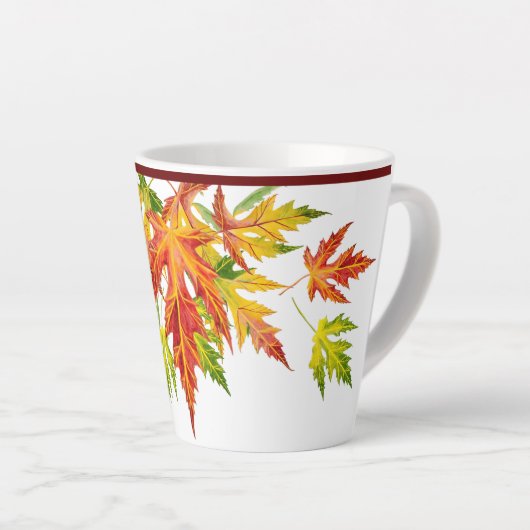 シルバーメープルオンザスモールラテマグカップ カフェラテマグ (右アングル)