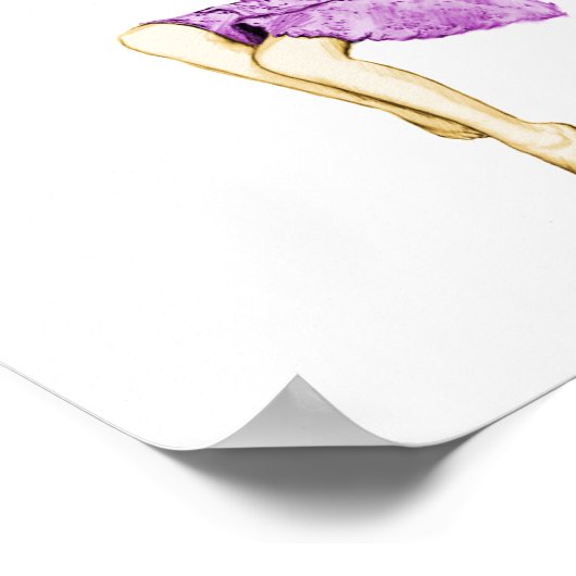 シルバーメープルツリーフェアリー投げ種子 ポスター (角)