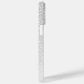 シルバーモダングリッターシガーリーッパーソナライズされたク名 Case-Mate iPhoneケース (裏面 / 右)