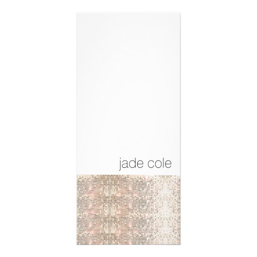 シルバーモダンシークンズ美しいサロン ラックカード (正面)