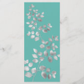 シルバーモダンフローラ結婚のメニュー メニュー (裏面)