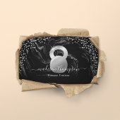 シルバーモダンブラックケトルベルフィットネス 名刺