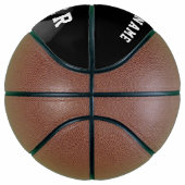 シルバーモダンブラックプレーヤーチーム名の番号 バスケットボール (右)