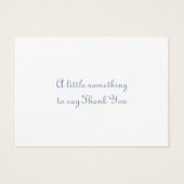 シルバーモダンミニサンキューカードパック100 (裏面)