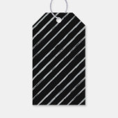 シルバーモダンレタリングパーティーのお願いありがとうギフト ギフトタグ (裏面)