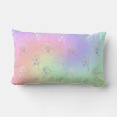 シルバーユニコーンパステルグラデーション ランバークッション (裏面)