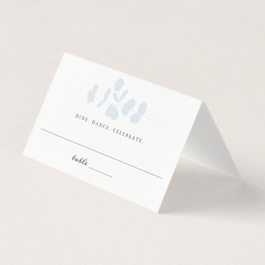 シルバーユーカリプタスブランチ結婚ズゲストエスコート (正面)