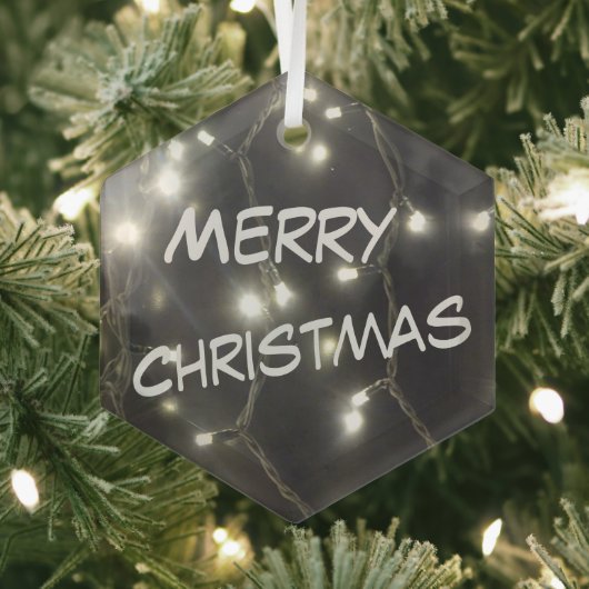 シルバーライツきらめくクリスマスガラスオーナメント ガラスオーナメント (インサイチュ)