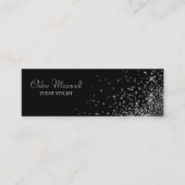 シルバーライトミニマリスト スキニー名刺 (正面)