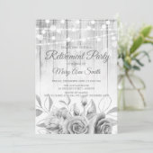 シルバーライト&フラワーズリタ素朴イアメントパーティー 招待状 (スタンド正面)