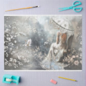 シルバーライニングパリジャンファンタジーポートレート&スワン 薄葉紙 (クラフト)