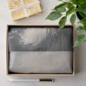 シルバーライニング、ホワイトピーコック、パリジャンファンタジー 薄葉紙 (ギフト)