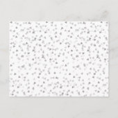 シルバーラブハートカレンダー セーブ・ザ・デート 案内ポストカード (裏面)