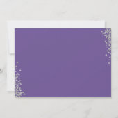 シルバーラベンダーパープルコミュニオンサンキューカード サンキューカード (裏面)