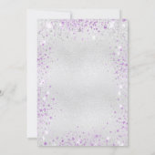 シルバーラベンダー結婚ズ 招待状 (裏面)