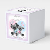 シルバーラムベビー性別リビールパーティー特典ボックス フェイバーボックス (正面サイド)