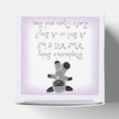 シルバーラムベビー性別リビールパーティー特典ボックス フェイバーボックス (上部)