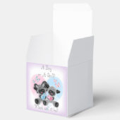 シルバーラムベビー性別リビールパーティー特典ボックス フェイバーボックス (オープン)