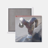 シルバーラム マグネット (正面/裏面)