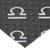 シルバーリブラ〔占星術の〕十二宮図サインスネークスキンスタイル テーブルクロス (アングル)