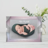 シルバーリボン写真誕生の発表 案内状 (スタンド正面)