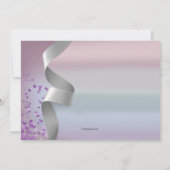 シルバーリボン写真誕生の発表 案内状 (裏面)