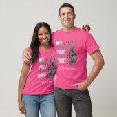 シルバーリボン継母統合失調症認識度 Tシャツ (ユニセックス)