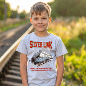 シルバーリンク号 - LNERクラスA4 2509 蒸気機関車 Tシャツ