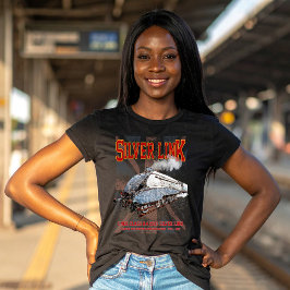シルバーリンク LNERクラスA4 2509機関車 イギリス国旗 Tシャツ