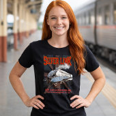 シルバーリンク LNERクラスA4 2509機関車 イギリス国旗 Tシャツ