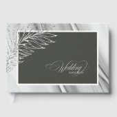 シルバーリーフ結婚のセージ緑ID876 ゲストブック (正面)