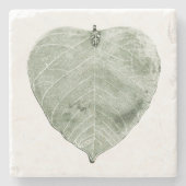 シルバーリーフ – 石コースター ストーンコースター (正面)