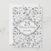 シルバーリーフ 25周年記念 招待状 (正面)