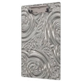 シルバールッエレガントクビクトリアンアールヌーボーグレー クリップボード (左)