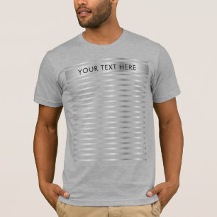 シルバールックテンプレート画像の追加ロゴ文字メニュー Tシャツ