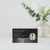 シルバールック建築光沢建築 名刺 (スタンド正面)