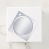 シルバールッモダンクエレガント空白のテンプレート フェイバータグ (インサイチュ)