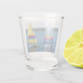 シルバーレイクの帆船 ショットグラス (裏面)