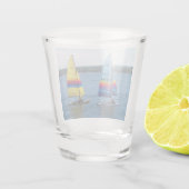 シルバーレイクの帆船 ショットグラス (裏面)