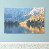 シルバーレイクモーニング キャンバスプリント (インサイチュ (ウッドフロア))