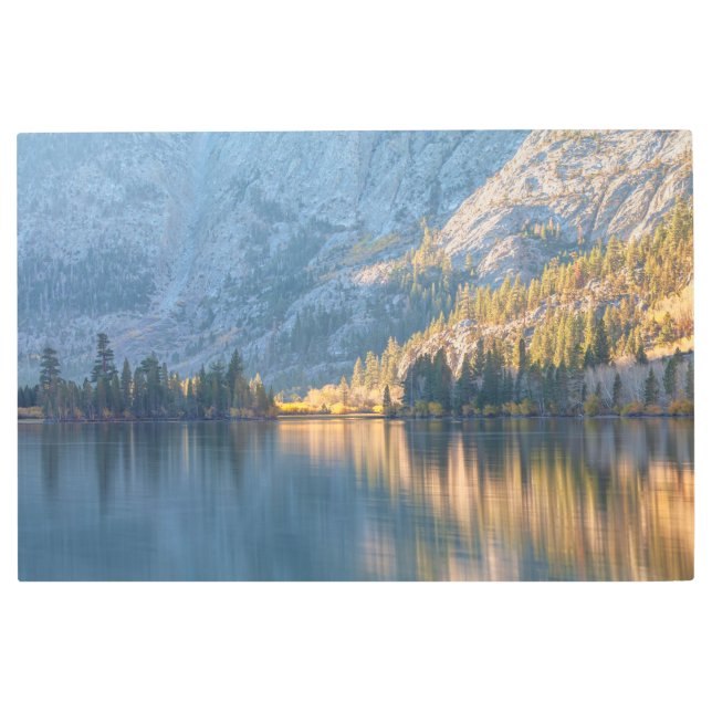 シルバーレイクモーニング メタルプリント (正面)