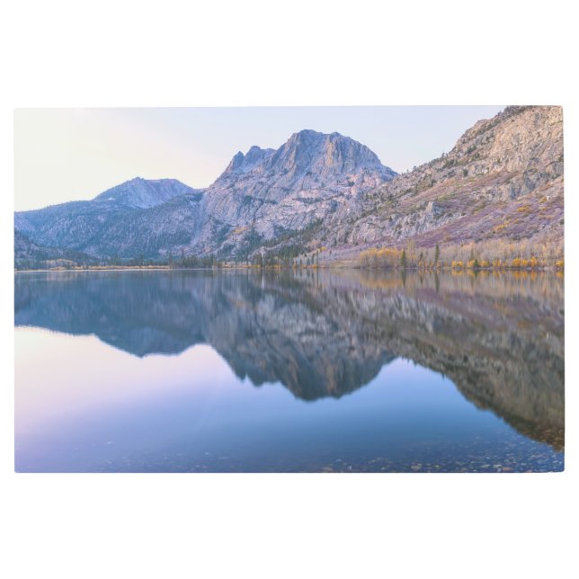 シルバーレイクモーニング メタルプリント (正面)