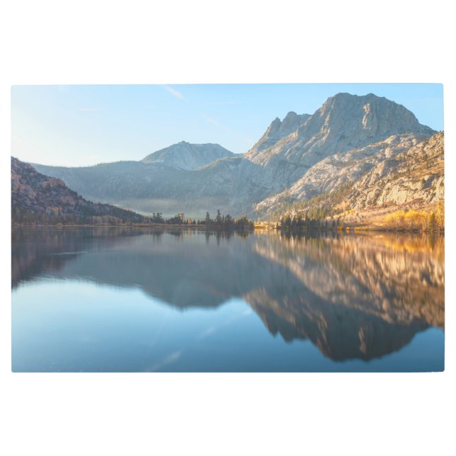 シルバーレイクモーニング メタルプリント (正面)