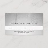 シルバーレインアポイントメントカード 予約カード (正面)